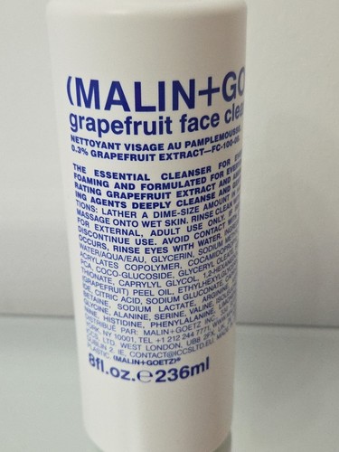 Malin + Goetz Grapefruit Face Cleanser 236ml Brand New - Picture 4 of 8