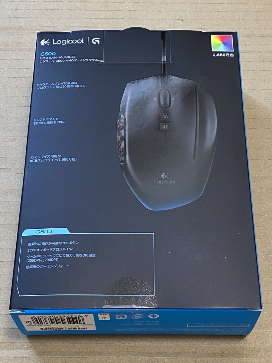 logicool ロジクールG600 MMOゲーミングマウス 6個 【公式通販】