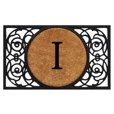 Calloway Mills Armada Monogram Doormat 18"x30" Outdoor Rug Letter I Durable Mat