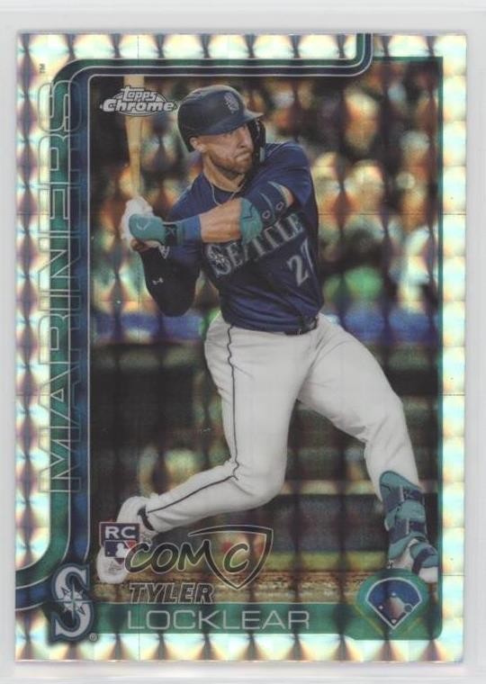 2025 Topps Chrome Geometric Refractor Tyler Locklear #41 4k8