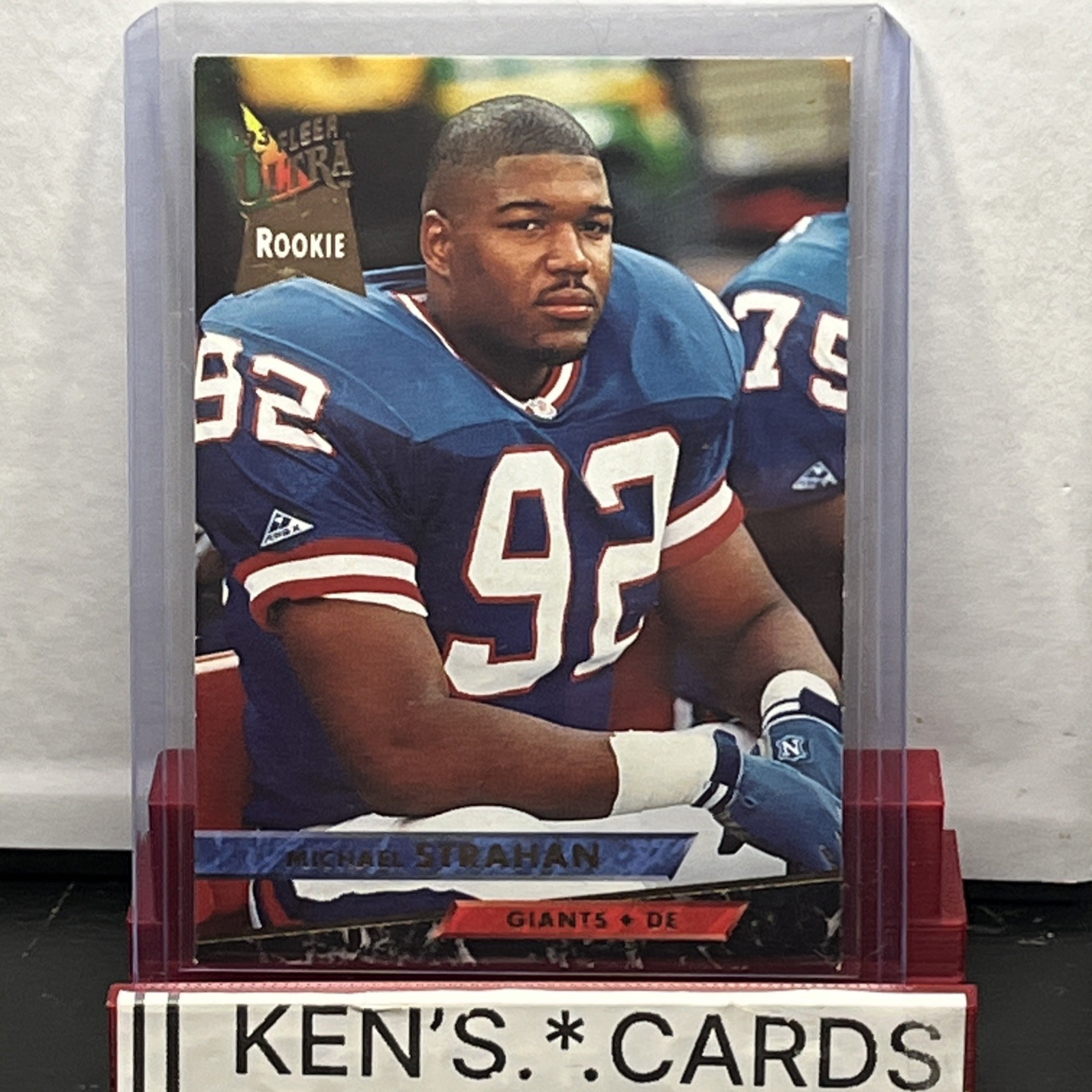 MICHAEL STRAHAN 1993 RC FLEER ULTRA #331 ROOKIE NEW YORK GIANTS