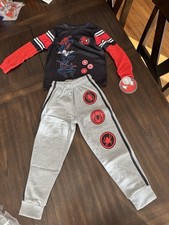 2 Piece Spider-Man Set For Size 5/6 Boys.