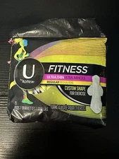 U by Kotex Fitness Ultra Thin Pads with Wings, Regular Absorbency