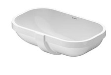 Duravit D-Code Inner Size 495mm Undercounter Vanity Basin art 0338490000