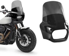 For Harley Fat Bob FXFB FXFBS 2018-2024 Front Headlight Fairing & Windshield Kit