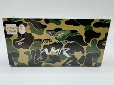 New Sealed Pop Race Aston Martin GT3 AMR BAPE A Bathing Ape Green Camo Diecast