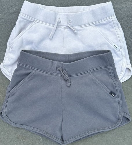 Abercrombie Kids Girls Sweat Shorts size 9/10 Small Lot of 2 Fleece Lined 9 10 - Picture 2 of 8