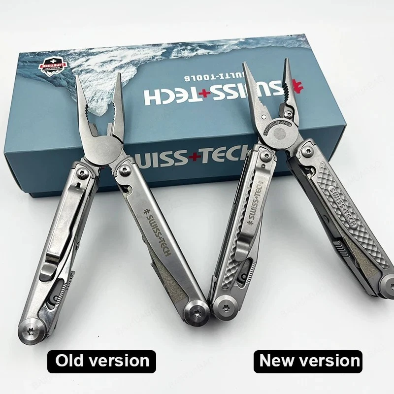 SWISS TECH 18 in 1 Multitool Pliers EDC Folding Multi-functional Tool Screwdrive - Bild 3 von 4