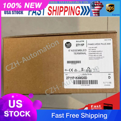 2711P-K4M20D New Allen-Bradley 2711P-K4M20D Panelview Plus 400 US Free Tax