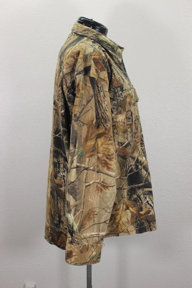 Cabela's Men's Realtree Camo Shirt XL 100% Cotton Long Sleeve Hunting - Image 4 of 4