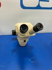 15694 Olympus SZ40 microscope .67-4.0X zoom body w/ eyes WF10X/20 & focus mount