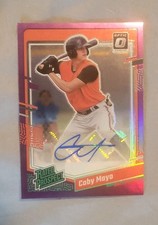 2023 Donruss Optic Coby Mayo Rated Prospect Signature Orange 23/25