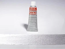 76370K Rub 'n Buff Wax Metallic Finish, Silver Leaf, 0.5-Fluid Ounce