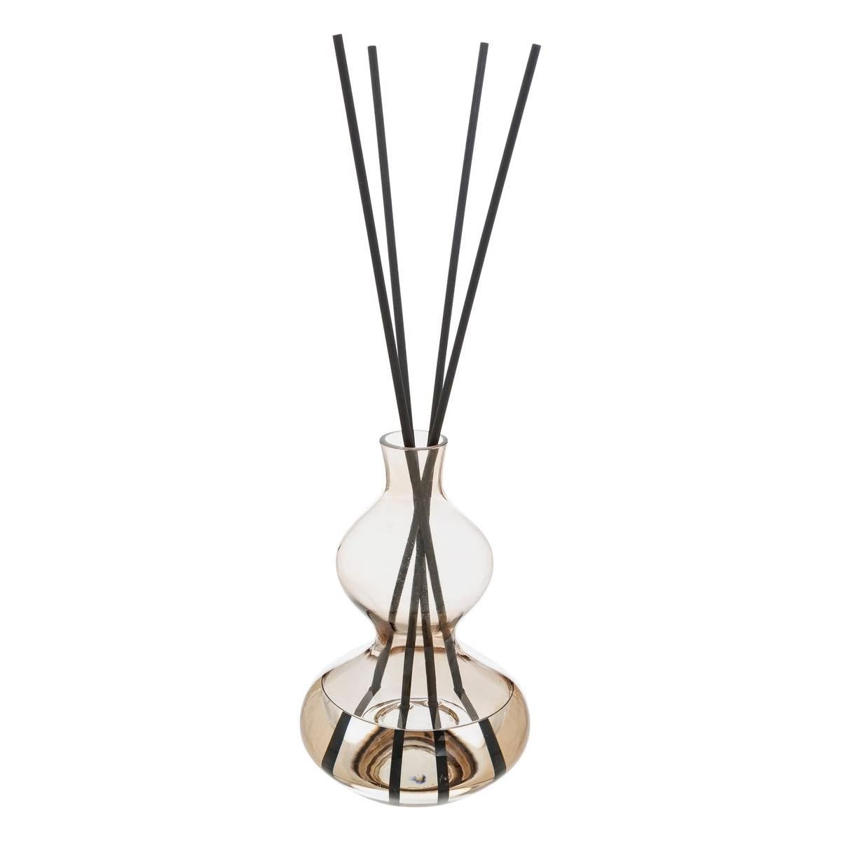 Diffuseur en verre Hanae 1L : parfum d'ambiance Fleur de Lin pour intérieur