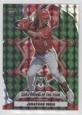 2022 Panini Mosaic 2021 Award Winners Green Prizm Jonathan India #285 19fi