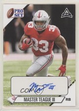 2021 Leaf Pro Set College Master Teague III #PS-MT3 Auto a8r