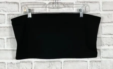 EXPRESS Tube Top Womens Sz XL Black Body Contour Stretch Strapless