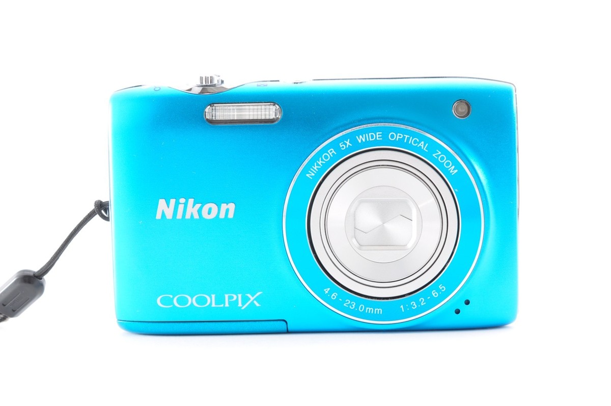 Nikon Coolpix S3100 Blue Excellent+5 Compact Digital Camera