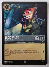 Nick Wilde - Sly Fox Sleuth 178/204 Whispers in the Well Regular NM