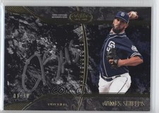 2016 Topps Tier One Prime Performers Silver Ink 1/10 James Shields Auto g6w