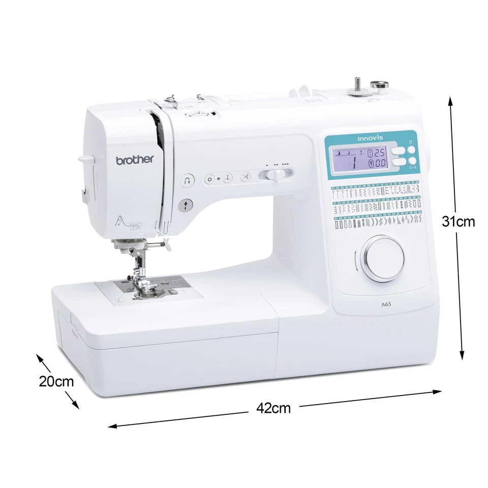 Brother Innov-is A65 gute Computer Nähmaschine für Jeans, Overlock - Testsieger! - Bild 2 von 4