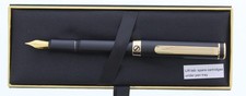 Scriveiner Black/Gold Fountain Pen