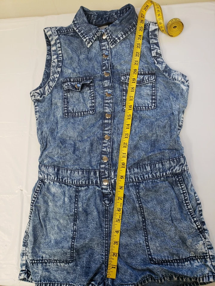  Mono vaquero pequeño de verano azul 100 % algodón Joe Boxer Foto 4 de 4