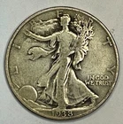 1938 LIBERTY WALKING 90% SILVER HALF DOLLAR