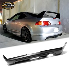 Rear Bumper Lip Fits 02-04 Acura Rsx Mugen Style Diffuser Splitter Pu