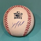 YORDAN ALVAREZ (Astros) Signed Official 2022 WORLD SERIES Baseball Beckett (BAS)