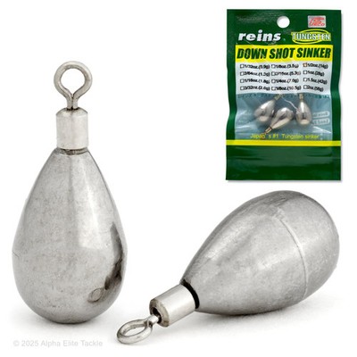 Reins Tungsten Heavy Weight Drop Shot Sinker - Round Eye
