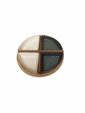 Bambusbrett mit 4 Servierschalen keramik Moritz&Moritz