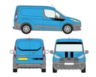 Graphics Vinyl Sticker Kit - Fits Ford Transit Connect 2013 - 2024 With Sunstrip