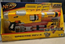 NERF N-Strike Icon Series Spectre Rev-5 Blaster 10x Elite Darts 