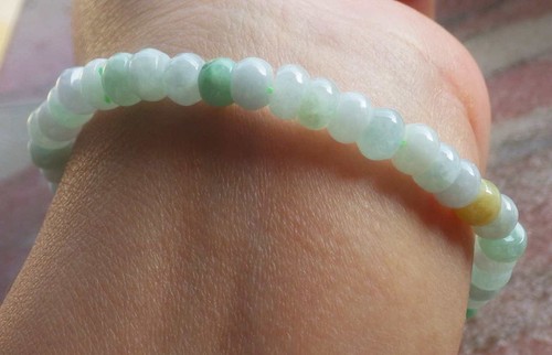 Brazalete Brazalete Cuentas Circulares JADEÍTA Natural Verde Certificado Video 418430 - Imagen 4 de 7