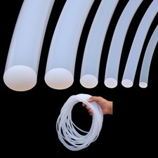 Tira de barra de cable de silicona sólida diámetro 1 mm-25 mm puerta aislante de sello de goma blanca