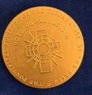 Medal Pope Vatican Italy  Gold Tone Bronze Religious Catholic  — photo 3