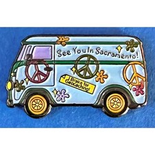 "See You In Sacramento" MINI Coin Peace-Van Commemorative coin for GeoWoodstock