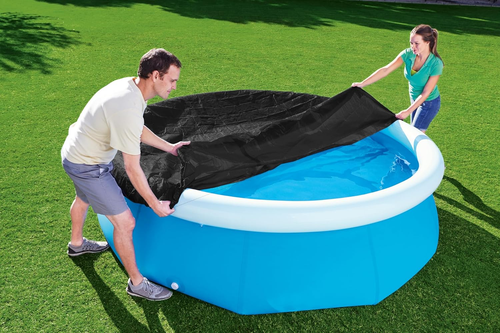 58032-6 Copertura per Piscina Fuori Terra Fast Set Rotonda Da 244 Cm - Foto 2 di 12