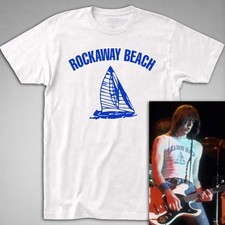 Rockaway Beach T Shirt Johnny Ramone ramones nyc new york queens johnny punk tee
