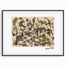 Jackson Pollock Signed - Splash painting - Abstract - LTD Edition - Certificate