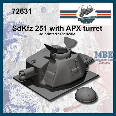 FC MODEL TREND FCMT72631 SdKfz 251 with APX turret (1:72)
