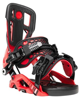 2027 Nidecker FLOW Fuse Cherry Red Snowboard Bindings Large (8-11)