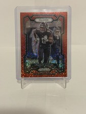 2023 Panini Prizm - Lorenzo Carter #16 Red Sparkle Prizm Atlanta Falcons