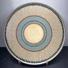 Denby Luxor Large Round Cake Plate Serving Platter 12.5" Diameter Stoneware