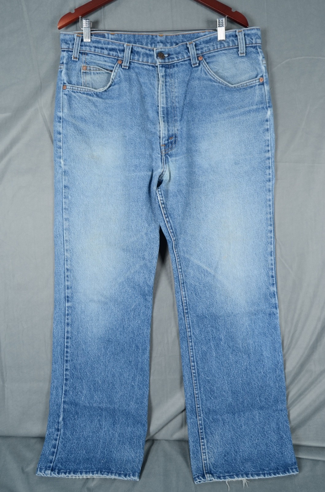 VTG Levi’s 517 Jeans Mens 38x32 (36x30) Boot Cut Orange Tab 80s 20517-0217