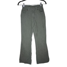 Vintage Levis 517 Women's 24 Waist Corduroy Green Boot Cut Pants Regular Cotton