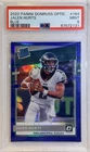 2020 Panini Donruss Optic Jalen Hurts Rated Rookie Blue Prizm #/179 PSA 9 MINT