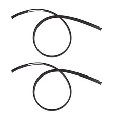 2Pcs Roof Drip Side Moulding Drip Weatherstrip For Toyota Tundra Crewmax 2007-21