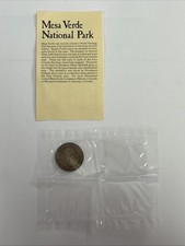 Ancienne pièce de monnaie jeton bronze souvenir 1,5" Mesa Verde Cliff Dwellings comme neuve